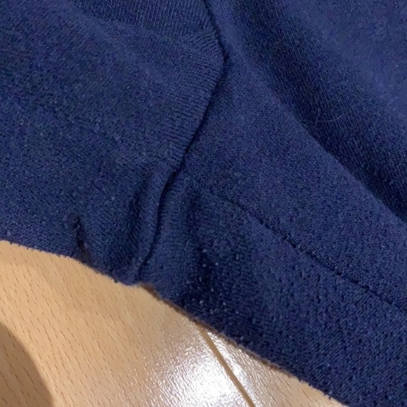 Girls Navy Blue Fleece Joggers with Gold Crown - size 16 / XXL - Picture 6 of 8